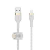 Belkin Flex Lightning/USB-A 1m mfi zert., weiß     CAA010bt1MWH Kabel und Adapter -Kommunikation-