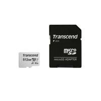 Transcend microSDXC 300S-A 512GB Class 10 UHS-I U3 V30 A1 microSD