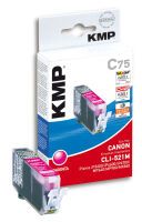 KMP C75 Tintenpatrone magenta kompatibel mit Canon CLI-521 M Druckerpatronen