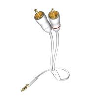 in-akustik Star Audio Kabel 3,5 mm Klinke - Cinch 0,75 m Kabel und Adapter -Audio/HiFi-