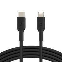 Belkin Lightning/USB-C Kabel  1m PVC, mfi zertifiziert, schwarz Kabel und Adapter -Kommunikation-