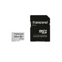 Transcend microSDXC 300S-A 128GB Class 10 UHS-I U3 V30 A1 microSD
