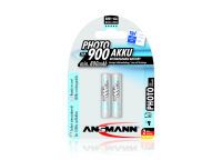 1x2 Ansmann maxE NiMH Akku 900 Micro AAA 800 mAh PHOTO Akkus -Universal-