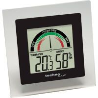 Technoline WS 9415 - Black - Gray - Indoor hygrometer,Indoor thermometer - Hygrometer,Thermometer - Hygrometer,Thermometer - 20 - 95% - 0 - 50 °C