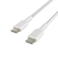 Belkin USB-C/USB-C Kabel      1m ummantelt, weiß     CAB004bt1MWH Kabel und Adapter -Kommunikation-