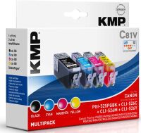KMP C81V Promo Pack BK/C/M/Y komp. m. PGI-525/CLI-526 Druckerpatronen