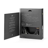 Nedis High Speed ​​HDMI ™ Kabel mit Ethernet / HDMI™ Stecker / HDMI™ Stecker / 4K@60Hz / ARC / 18 Gbps / 5.00 m / Rund / Baumwolle / Gun Metal Grau / Verpackung mit Sichtfenster