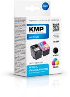 KMP H168VX Vorteilspack BK/Color komp. mit HP F6T68AE/F6U67AE Druckerpatronen