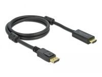 DELOCK DisplayPort 1.2 > HDMI Kabel 4K 60Hz 1,0m aktiv (85955)