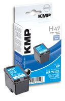 KMP H47 Tintenpatrone schwarz komp. mit HP CC 654 AE Nr. 901XL Druckerpatronen