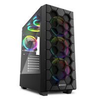 Sharkoon Gehäuse RGB         HEX    ATX       1xGlas schwarz (4044951037551)