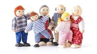 Woody Puppen Familie für das Puppenhaus 90620
