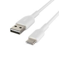 Belkin USB-C/USB-A Kabel      2m PVC, weiß           CAB001bt2MWH Kabel und Adapter -Kommunikation-