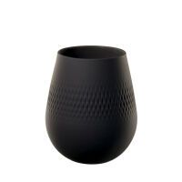Villeroy & Boch Manufacture Collier noir Vase Carré klein