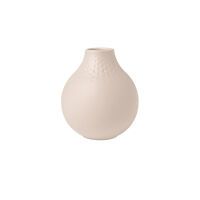 Villeroy & Boch Manufacture Collier beige Vase Perle klein