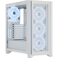 CORSAIR Geh Midi 4000D RGB Airflow (Tempered Glass) White (CC-9011241-WW)