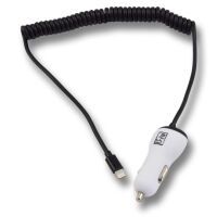2GO KFZ-Ladegerät Lightning + 1x USB MFI zertifiziert  sw (795631)