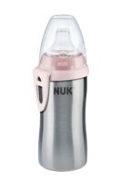 NUK Trinkflasche Active Cup Edelstahl 215ml pink (10255352)