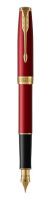 Parker 1931473 - Black,Gold,Red - Blue - Gold,Lacquer - Round nib - Gold plated steel - Fine