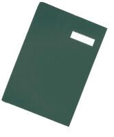 PAGNA Unterschriftsmappe Stoffeinband 20 Fächer grün (24191-33)