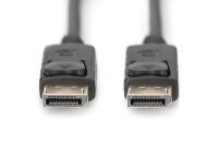 DIGITUS DisplayPort Anschlusskab DP St/St, 2m,  Ultra HD 4K, sw. Kabel und Adapter -TV/Video-