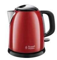 Russell Hobbs 24992-70 - 1 L - 2400 W - Black,Red - Plastic,Stainless steel - Water level indicator - Overheat protection