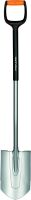 Fiskars Xact Gärtnerspaten, spitz L 1003683  Kunststoff - Stahl - Schwarz - Orange - Edelstahl - Taper - Ergonomisch - Anti-Rutsch-Griff - D-förmig
