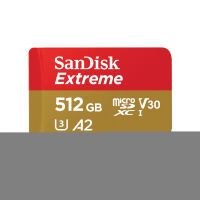 SanDisk microSDXC          512GB Extreme A2 C10 V30 UHS-I U3 microSD