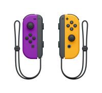 Nintendo Joy-Con 2er Set Neon Lila / Neon Orange Gamepads