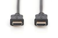 Digitus HDMI High Speed Ethernet Typ A SSt/St  2m Full HD schwarz Kabel und Adapter -TV/Video-