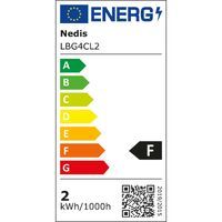 Nedis LED LAMPE G4 2,0W 200LM  3000K (LBG4CL2)