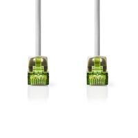 Nedis CAT7-Netzwerkkabel / S/FTP / RJ45 Stecker / RJ45 Stecker / 0.50 m / Snagless / Rund / LSZH / Grau / Label