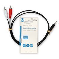 Nedis AUDIO-KABEL 3,5MM/2XRCA-STECKE (CAGL22200BK10   1,0M)