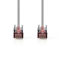 Nedis CAT6-Netzwerkkabel / RJ45 Stecker / RJ45 Stecker / S/FTP / 5.00 m / Rund / LSZH / Grau / Label
