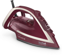 TEFAL FV6820 - Steam iron - 2 m - 260 g/min - Red - Silver - 50 g/min - 0.27 L