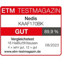 Nedis FRITTEUSE HEIßLUFT 7,2L  1800W (KAAF170BK         SW)