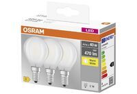 OSRAM LED Filament Tropfen E14 4W 470lm 2.700K matt