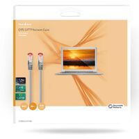 Nedis CAT6-Netzwerkkabel / RJ45 Stecker / RJ45 Stecker / S/FTP / 30.0 m / Innen / Rund / LSZH / Grau / Box