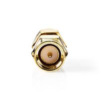 Nedis SMA Adapter / SMA-Stecker / SMA-Stecker / Vergoldet / 50 Ohm / Gerade / PVC / Gold / 2 Stück / Box