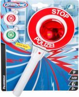 VEDES Großhandel GmbH - Ware Speedzone Polizeikelle mit 2 LED-Lichtern, W190 x H250 mm