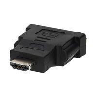 Nedis HDMI™ -Adapter / HDMI™ Stecker / DVI-D 24+1-Pin Buchse / Vergoldet / Gerade / ABS / Schwarz / 1 Stück / Box