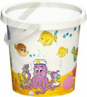 VEDES Großhandel GmbH - Ware Outdoor active Eimer transparent ''Octopus'', #14x13,5 cm
