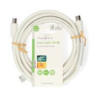 Nedis KOAXIAL KABEL  IEC   5.00 M (CSGL40020WT50)