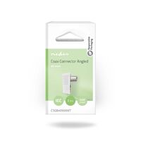 Nedis KOAXSTECKER GEWINKELT (CSGB40900WT     2STK)