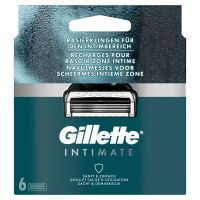 Gillette Intimate Rasierer-Klingen, 6 Ersatzklingen 