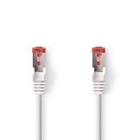 Nedis CAT6-Netzwerkkabel / RJ45 Stecker / RJ45 Stecker / S/FTP / 0.25 m / Innenbereich / Rund / LSZH / Weiss / Box