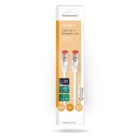 Nedis CAT6-Netzwerkkabel / RJ45 Stecker / RJ45 Stecker / S/FTP / 0.25 m / Innen / Rund / LSZH / Weiss / Box