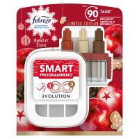 Febreze Programmierbarer Lufterfrischer 3Volution Duftstecker Starter-Kit Apfel & Zimt 20 ml