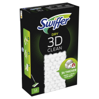 Swiffer Bodenwischer 3D Clean Trockene Bodentücher Nachfüllpackung 14 Stück 