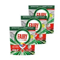 3x Fairy Platinum PLUS All in One Lemon Geschirrspültabs 75 Tabs